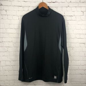 Nike Black Athletic Turtleneck Men's Sz XL